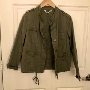 Fall green jacket